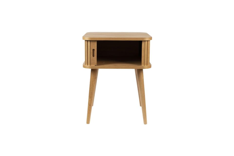 Mesa auxiliar de madera beige Barbier - 7