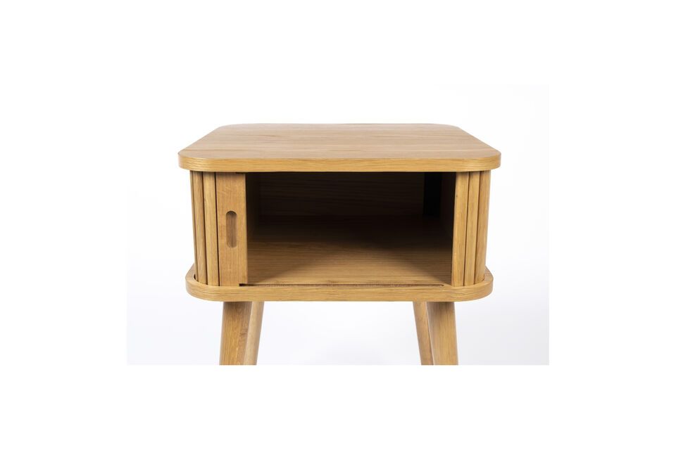 Mesa auxiliar de madera beige Barbier - 8