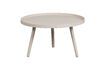 Miniatura Mesa auxiliar de madera beige Mesa 1