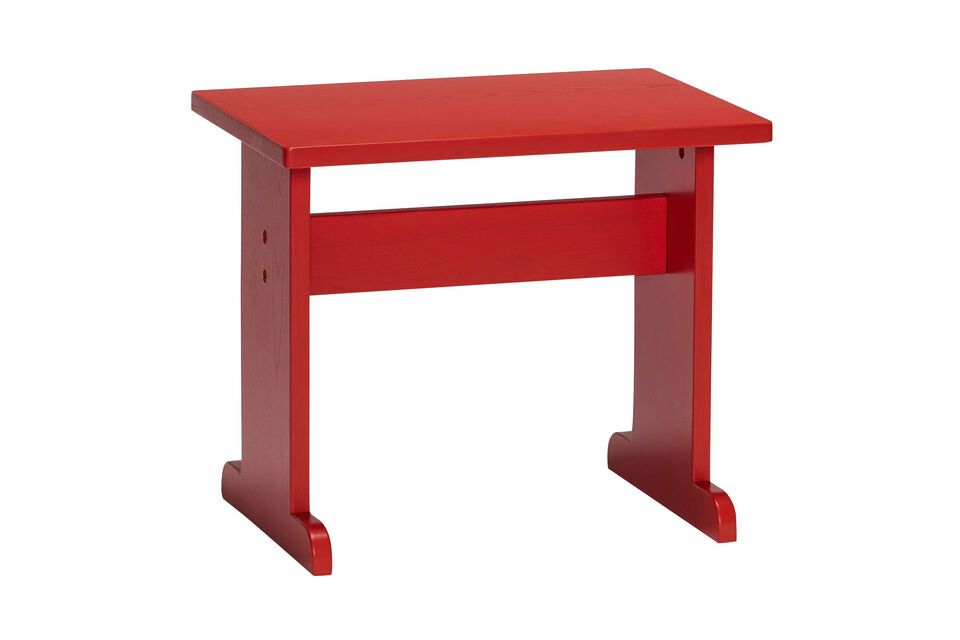 Mesa auxiliar de madera de fresno rojo Play Hübsch