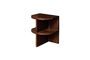 Miniatura Mesa auxiliar de madera oscura Moore Clipped