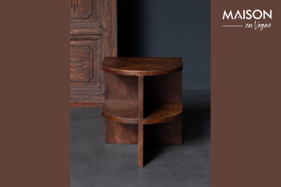 Mesa auxiliar de madera oscura Moore Chehoma