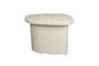 Miniatura Mesa auxiliar de marmol beige Veda Clipped