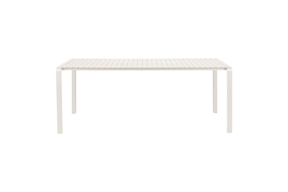 Mesa de aluminio blanco Vondel - 2