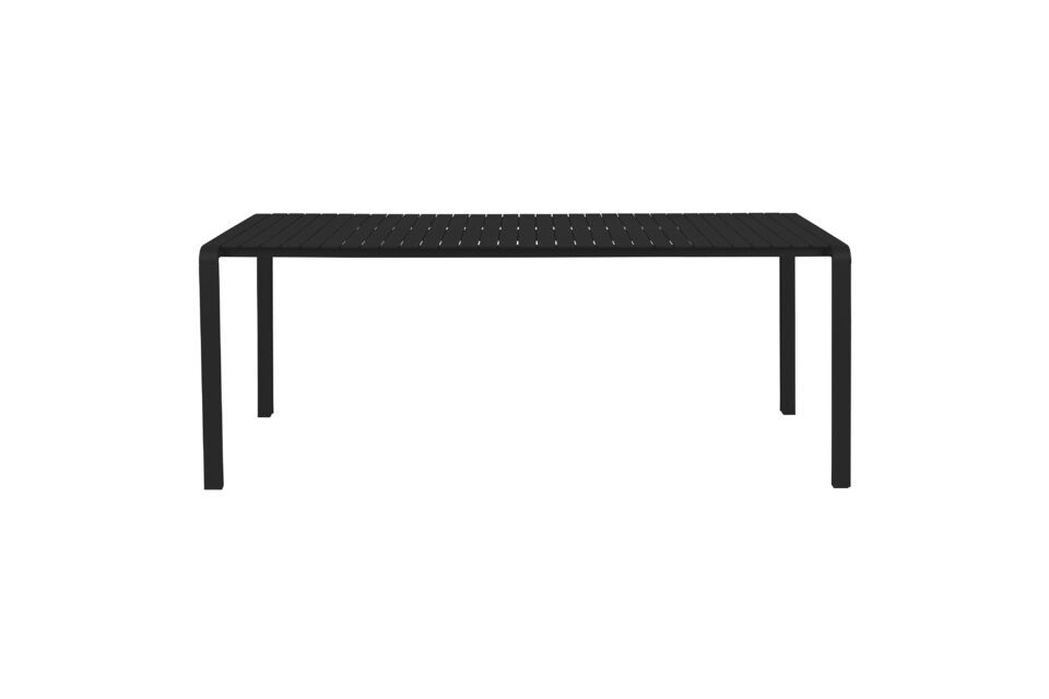 Mesa de aluminio negro Vondel - 2