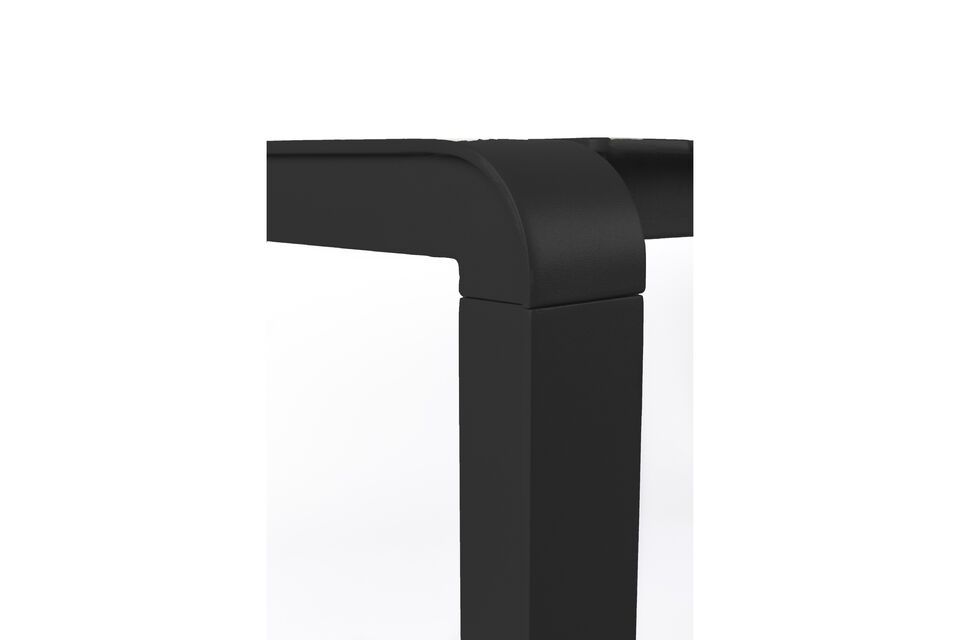 Mesa de aluminio negro Vondel - 7