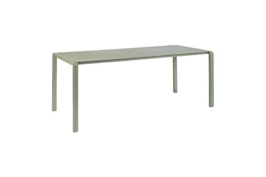 Mesa de aluminio verde Vondel Clipped