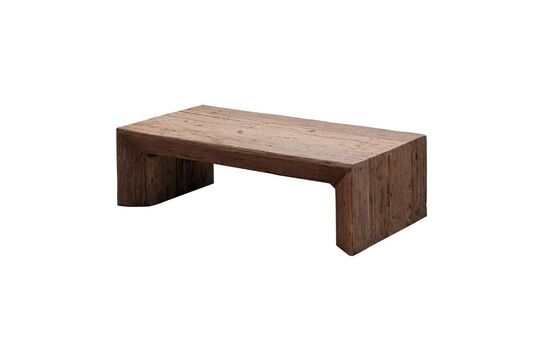 Mesa de centro Asturias de madera oscura Clipped