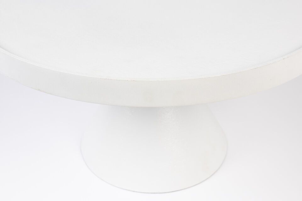 Mesa de centro de aluminio blanco Floss - 4