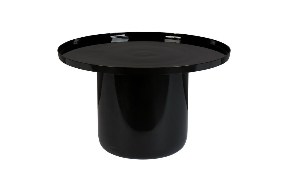 Mesa de centro de aluminio negro Shiny Bomb Zuiver