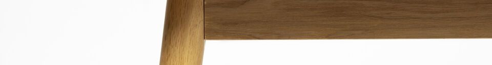 Descriptivo Materiales  Mesa de centro de madera beige Fabio