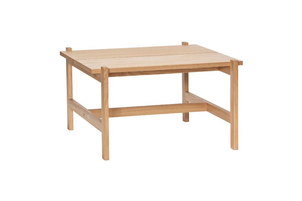 Mesa de centro de madera clara Dash Hübsch