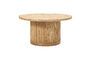 Miniatura Mesa de centro de madera natural Gro Clipped