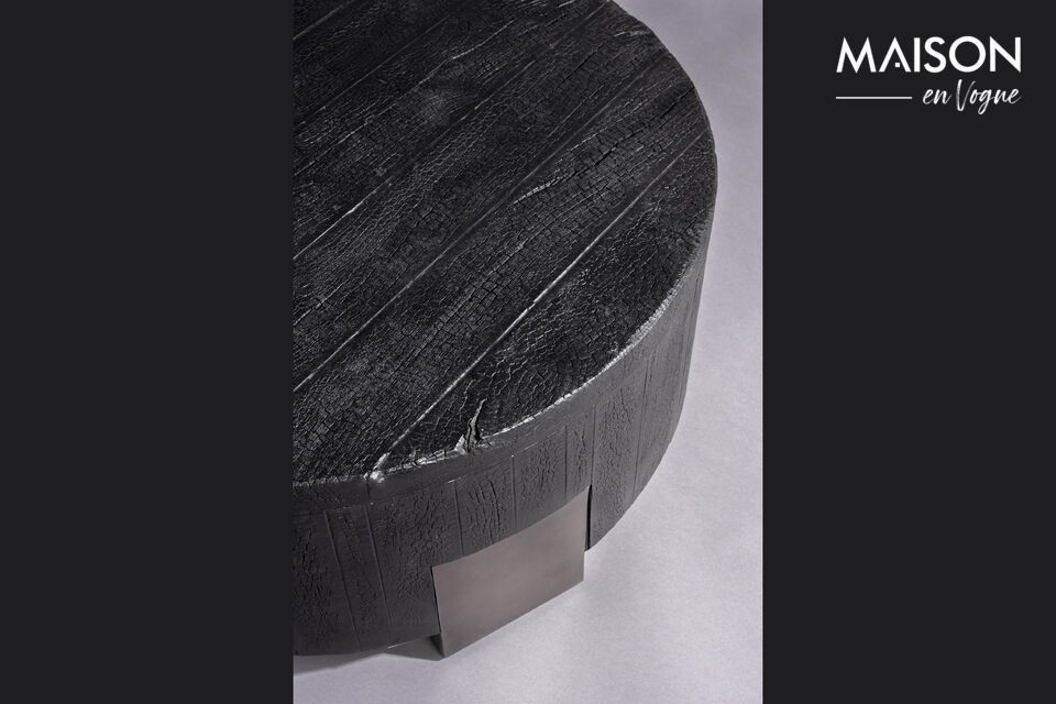 Mesa de centro de madera negra Coals - 1