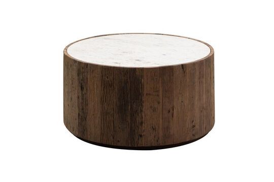 Mesa de centro de madera oscura Savana Clipped