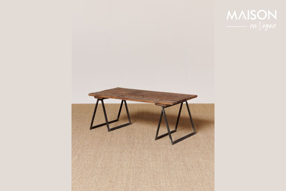 Mesa de centro de madera oscura Sutton Chehoma