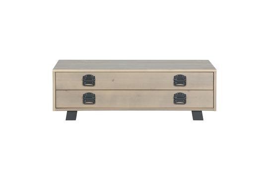 Mesa de centro Derby de roble macizo beige