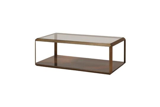 Mesa de centro grande de cobre Nouveau Clipped