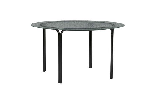 Mesa de centro Orbit de cristal negro Clipped