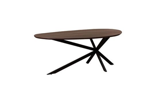 Mesa de comedor Alegre de madera oscura Clipped