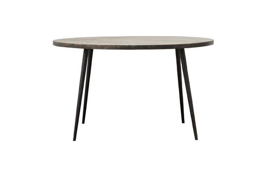 Mesa de comedor Club de madera negra Clipped