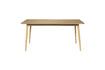 Miniatura Mesa de comedor de madera beige 160cm Fabio 4