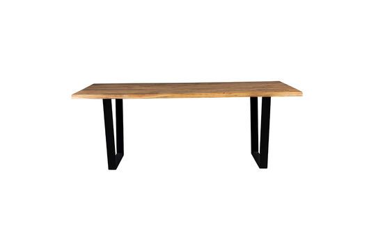 Mesa de comedor de madera beige 180cm Aka Clipped