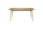 Miniatura Mesa de comedor de madera beige 180cm Fabio Clipped