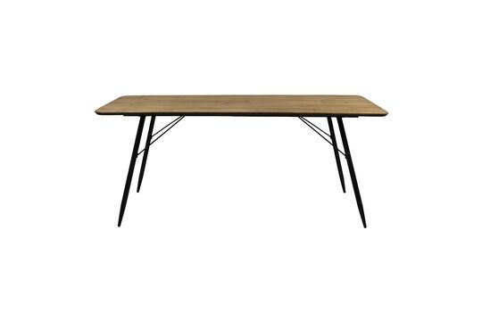 Mesa de comedor de madera beige 200cm Roger Clipped