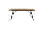 Miniatura Mesa de comedor de madera beige 200cm Roger Clipped