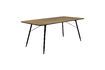 Miniatura Mesa de comedor de madera beige 200cm Roger 6