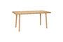 Miniatura Mesa de comedor de madera clara en espiga Clipped