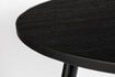 Miniatura Mesa de comedor de madera de teca negra Mo 11