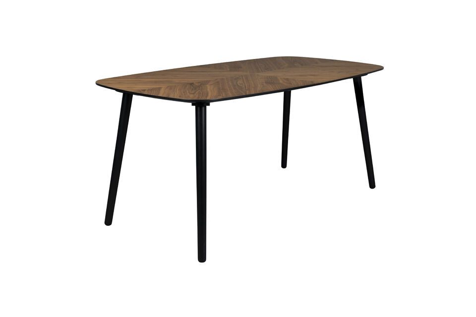 Mesa de comedor de madera marrón Clover DutchBone