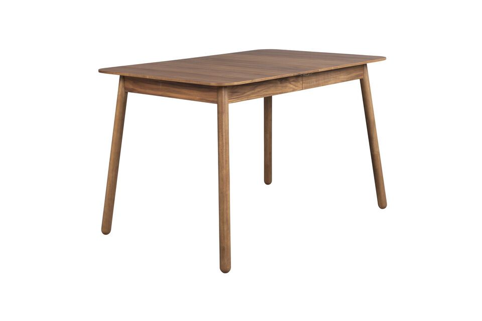 Mesa de comedor de madera marrón Glimps - 13