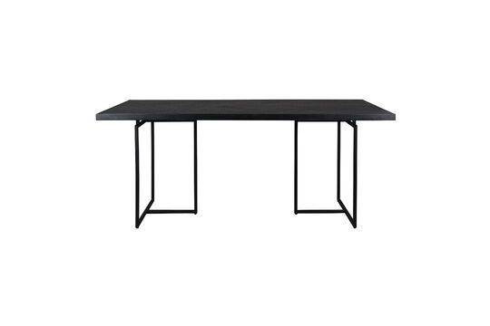 Mesa de comedor de madera negra 180cm Class Clipped