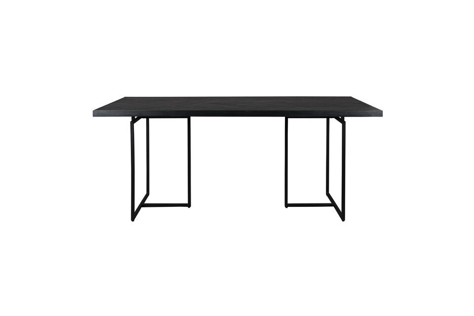 Mesa de comedor de madera negra 180cm Class DutchBone