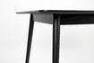 Miniatura Mesa de comedor de madera negra 180cm Fabio 6