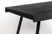 Miniatura Mesa de comedor de madera negra 180cm Suri 6