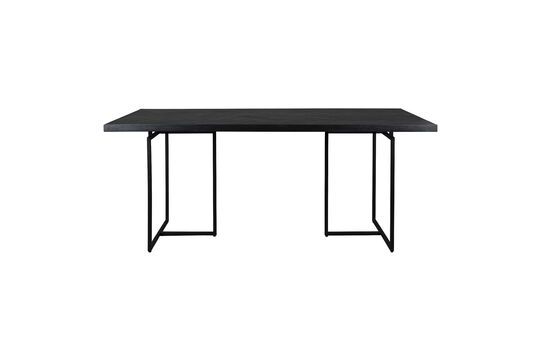 Mesa de comedor de madera negra 220cm Class Clipped