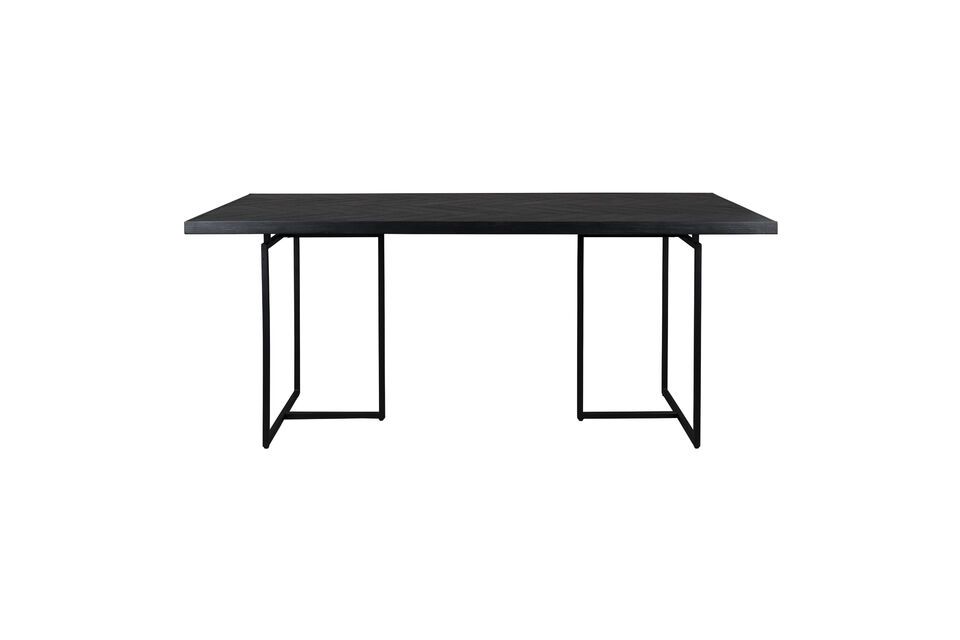 Mesa de comedor de madera negra 220cm Class DutchBone