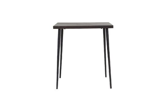 Mesa de comedor de madera negra Clipped