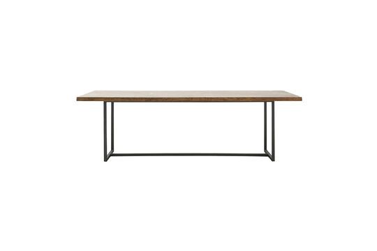 Mesa de comedor grande Kant de madera oscura Clipped