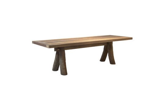 Mesa de comedor Oviston 260cm de madera recuperada marrón Clipped