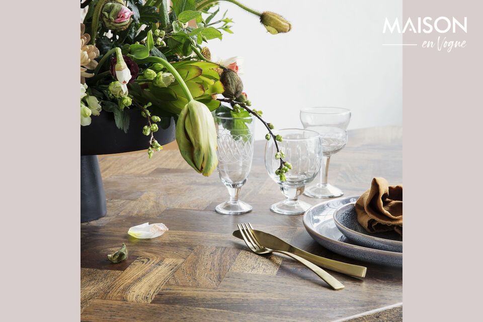 Descubra el encanto auténtico y atemporal de la mesa de comedor Kant de mango natural