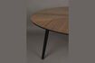 Miniatura Mesa de comedor redonda de madera marron Clover 3