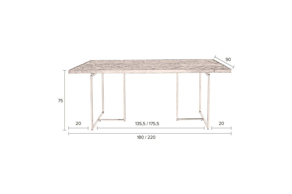 Mesa de madera de roble Class - 11