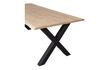 Miniatura Mesa de roble macizo Tablo beige 3