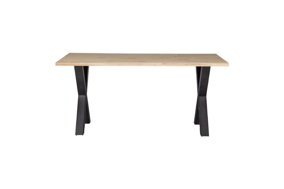 Mesa de roble macizo Tablo beige Woood