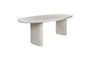 Miniatura Mesa de yeso blanco Piastro Clipped